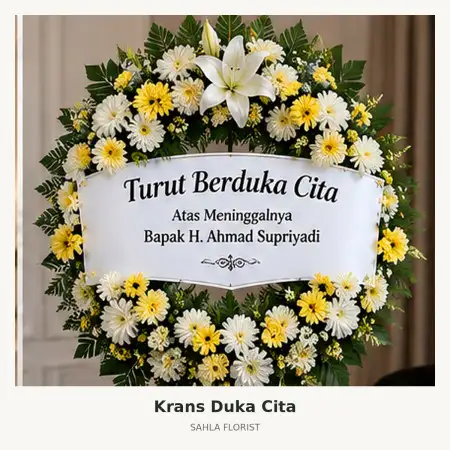 Krans Bunga Duka Probolinggo Kota